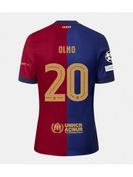 Moški Nogometna dresi replika Barcelona Dani Olmo #20 Domači 2024-25 Kratek rokav